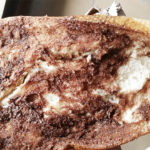 Pain chocolaté transformé en pain huilé